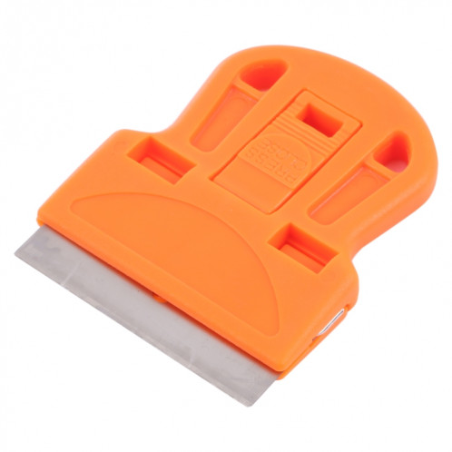 Cleage Squeegee Sticker Cleaner Cleaner Poignée de poignée en plastique (Orange) SH442E1638-36