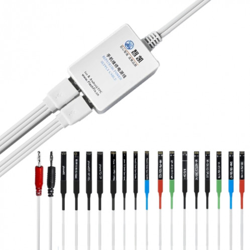 Câble de test d'alimentation Zhikai iOS pour iPhone 6 ~ 14 Pro Max Series SH0642635-37