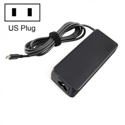 20V 3.25A 65W Adaptateur d'alimentation Chargeur Thunder Type-C Port Câble d'ordinateur portable, Spécification de la prise: US FICHER SH3703580-34