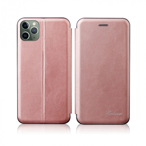 Pour iPhone 13 Tension intégrée Texture rétro TPU Magnétique TPU + PU en cuir avec fente et support de carte (or rose) SH303C679-37