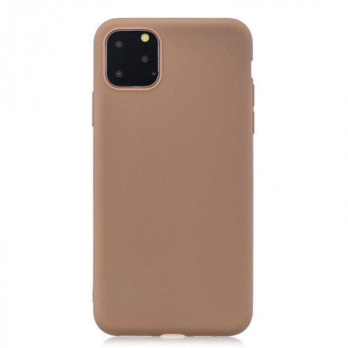 Couleur solide Coque de téléphone TPU givré Foriphone 13 PRO (Brown) SH102O1521-35