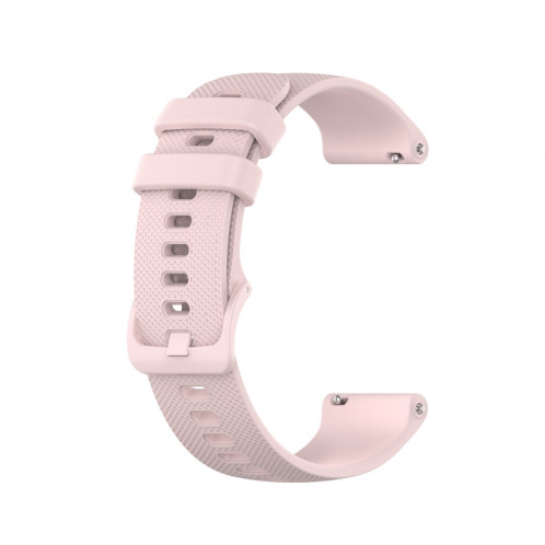 Pour Ticwatch Pro 3 Lite Checkered Silicone Watch Band (rose) SH302G1787-36