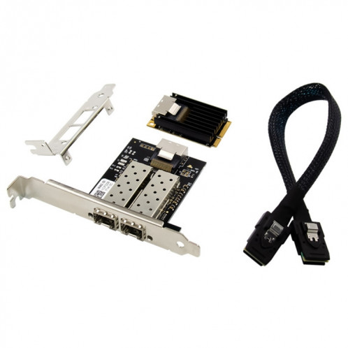 Carte réseau serveur SFP fibre optique Gigabit à double interface MiniPCI-E ST7243 SH963358-35