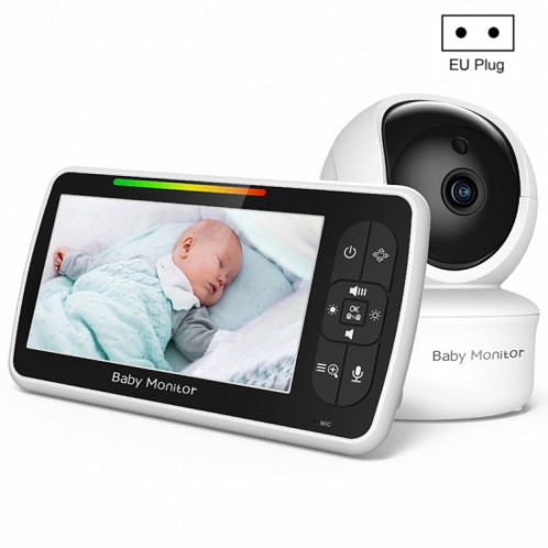 SM650 caméra vidéo sans fil pour bébé interphone vision nocturne caméra de surveillance de la température (prise ue) SH301B281-37