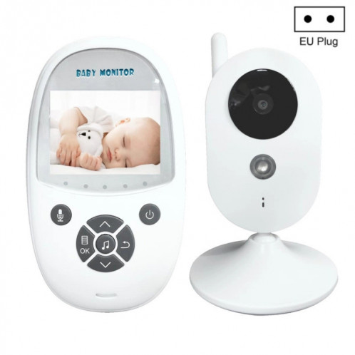 ZR302 2.4GHz Digital Video Smart Baby Monitor Night Vision Camera, Music Player, Two Way Intercom Function (EU Plug) SH501B1647-37