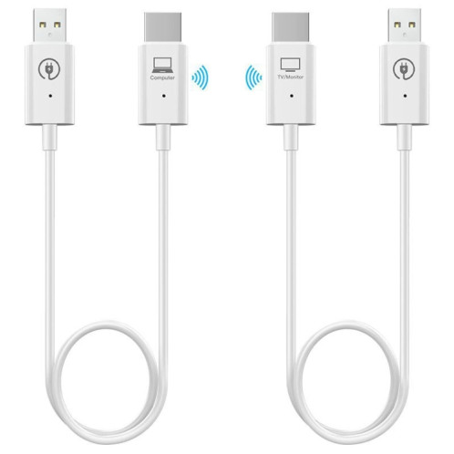 Kit émetteur et récepteur HDMI sans fil, adaptateur d'extension sans fil HDMI, projection audio vidéo 1080p 60fps pour PC, ordinateur portable, appareil photo vers HDTV/projecteur SH2220798-312