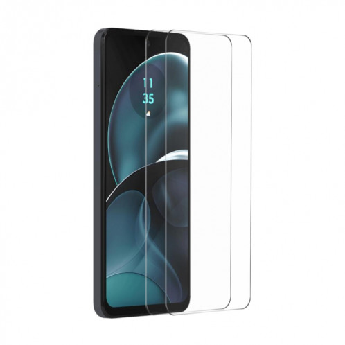 Pour Motorola Moto G14 / G54 2pcs ENKAY 0.26mm 9H 2.5D Film de verre trempé en aluminium-silicium élevé SE55091400-36