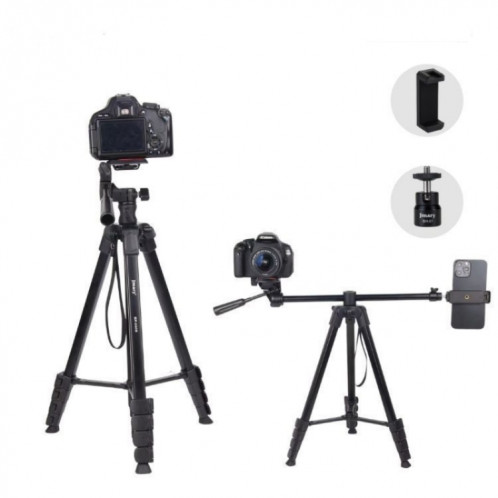 JMARY KP2209 Support de trépied pliant pour caméra de téléphone portable à tige d'extension horizontale SJ3082961-37