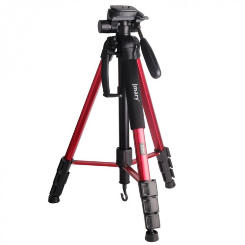 JMARY KP2264 Trépied portable détachable pour téléphone portable SLR Support en alliage d'aluminium (rouge) SJ801B1821-36