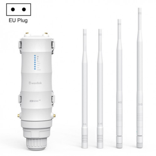 Routeur WAVLINK WN572HE4D AC1200 4G LTE WiFi double bande 4 antennes détachables, prise: prise ue SW7004130-38
