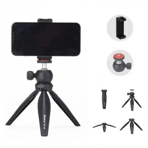 JMARY MT-20 Mini Portable 360 Degrés Rotule Selfie Bâton Pliant Trépied De Bureau Support Pour Téléphone SJ4489912-36