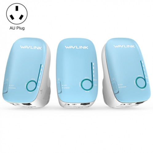 WAVLINK WN576K3 AC1200 routeur WiFi domestique extension de réseau répéteur sans fil double bande, prise: prise AU SW5504994-39