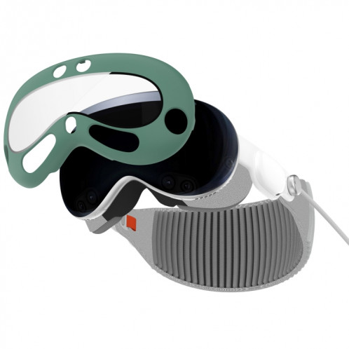 Pour Apple Vision Pro PC + Film renforcé Housse de protection VR Accessoires pour lunettes (vert) SH201E1126-38