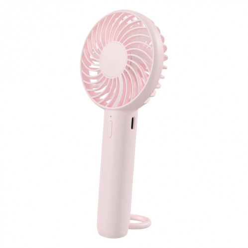 Ventilateur de bureau S3 à 3 vitesses et à faible bruit avec trou de suspension, ventilateur de refroidissement portable rechargeable (rose) SH501B828-38