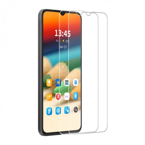 Pour Motorola Moto E22 4G / E22i 4G 2 pièces ENKAY 9H grand bord d'arc Film de verre trempé en aluminium-silicium élevé SE60191986-36