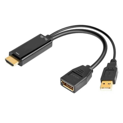 Câble adaptateur HDMI 2.0b mâle vers DP 1.4 femelle HD1, 4K 60 Hz, HDMI vers DisplayPort SH8320984-39