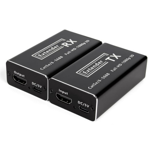 Câble réseau D1-1 / D2-1, transmetteur de signal vidéo HD, rallonge HDMI vers RJ45 de 50 m, SH27021921-310