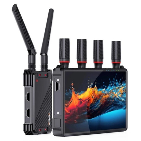 VRRIIS 083H Émetteur-récepteur HDMI sans fil, portée 400 m, écran LCD 7 pouces, prise américaine SH3101926-36