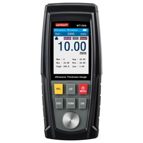 Wintact Wintact WT130A Digital Ultrasonores Épaisseur Testeur Testeur USB Chargement numérique Testeur de métal Haute précision SW37381530-37