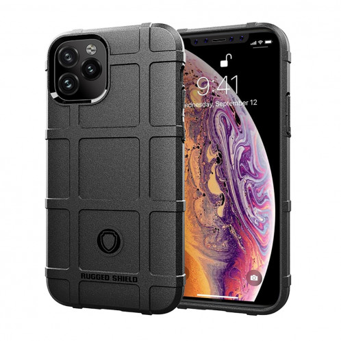 Coque TPU antichoc à couverture totale pour iPhone 11 Pro Max (Noir) SH201A328-36