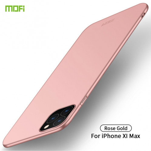 Coque ultra-fine pour PC MOFI givré pour iPhone 11 Pro Max (Or rose) SM102E586-310