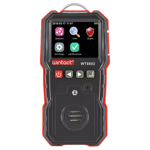 Wintact Wintact WT8802 Hydrogen Sulfure Moniteur Professionnel Capteur de gaz rechargeable haut sensible Digital Light Vibration Alarme Détecteur H2S SW5384399-37
