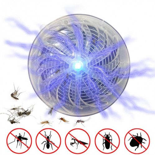Tueur de moustiques à énergie solaire tueur d'insectes à la maison, lampe à lumière UV, répulsif anti-moustique intérieur extérieur SH51921102-312