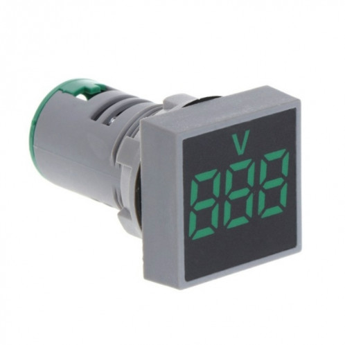 AD101-22VMS Mini AC 20-500V Voltmètre Panneau Carré LED Indicateur de Tension Numérique (Vert) SH001B522-37