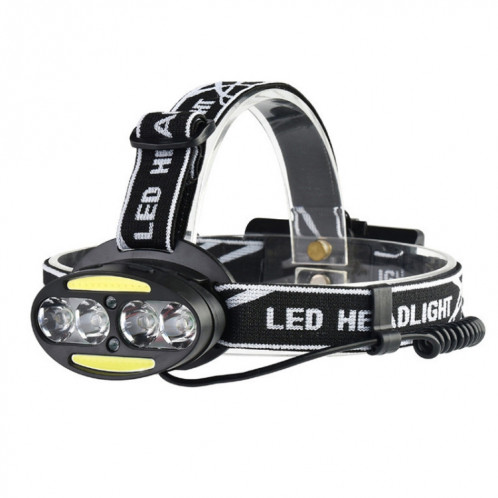 30000 LM 4 × CREE XML-T6 + 2 × COB + 2 × Lampe frontale à DEL rouge Lampe de poche Lampe torche Lanterne SH5659739-35