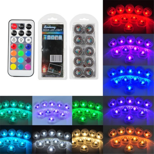 Lampe de plongée télécommandée 12 en 1 3CM Diamond Twist LED Light SH3876525-36