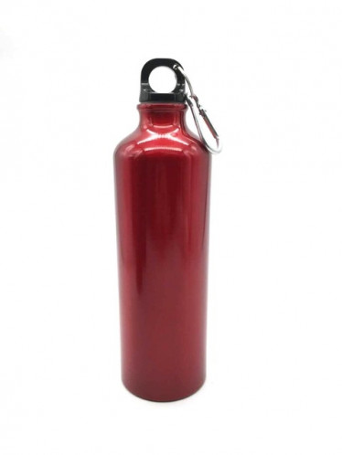 Bouteille d'eau pour sports de plein air en aluminium Bouteille d'eau portative pour alpinisme, capacité: 400 ml (rouge) SH601B19-35