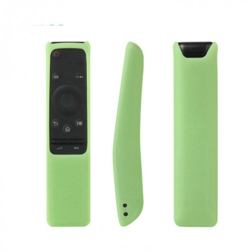 Coque de protection de la télécommande de protection de la télécommande de la télé-contrôleur anti-goutte universelle pour Samsung Smart TV (vert fluorescent) SH901E1482-36