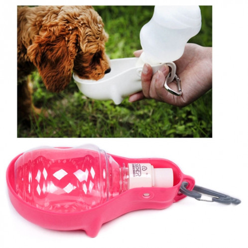 Bouilloire pour animaux de compagnie pour chiens et chats pour sortir (rose rouge) SH801A693-37