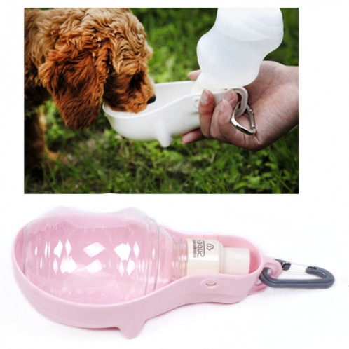 Bouilloire portable pour chiens et chats pour sortir (rose) SH801B682-37