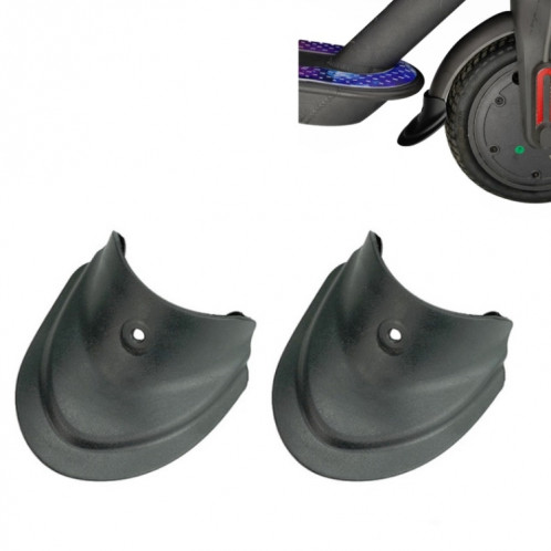 Accessoires modifiés pour garde-boue avant et arrière en caoutchouc pour garde-boue de Scooter 3 paires pour Xiaomi M365 / Pro (garde-boue noir) SH901A1861-38