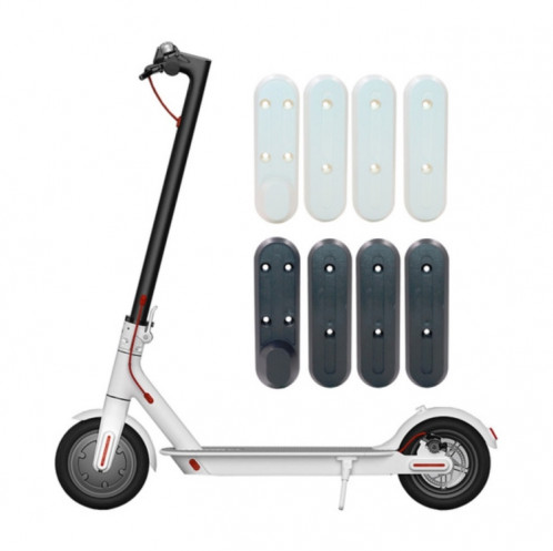 5 PCS 4 en 1 pour Xiaomi Mijia M365 Scooter Motor Housse de protection en plastique Couverture étanche Blocs de protection de roue avant et arrière, livraison de couleur aléatoire SH73451489-37