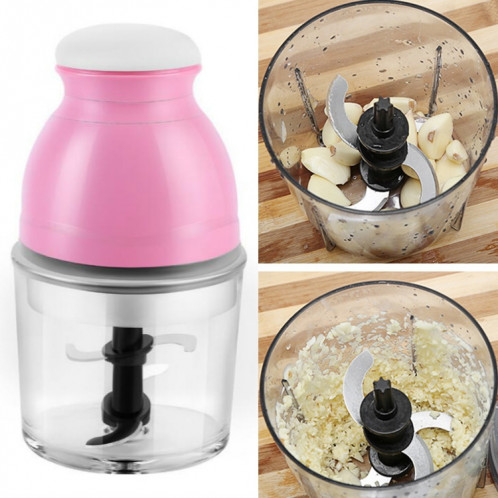 Tasse de mélange portable Presse-agrumes de lait de soja électrique Machine de cuisson multifonction Hachoir à viande (rose) SH402A1796-310