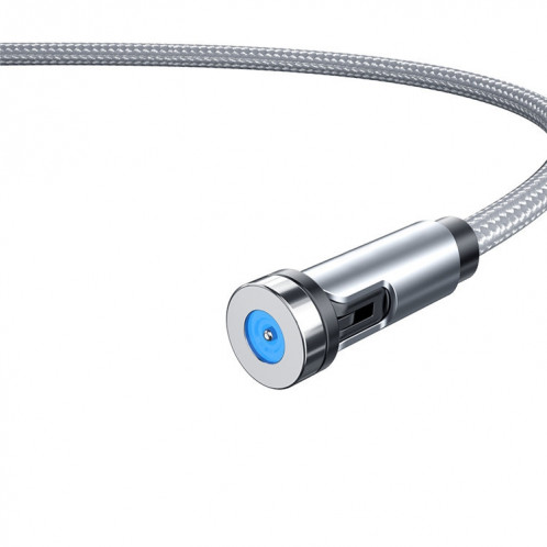 Fil magnétique rotatif pour prise anti-poussière CC56, longueur du câble : 2 m, style : ligne (argent). SH505C795-36