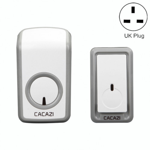 CaCazi W-899 Soignée Smart Home Soorbell Télécommande Sonnette, Style: UK Plug SC56021354-38
