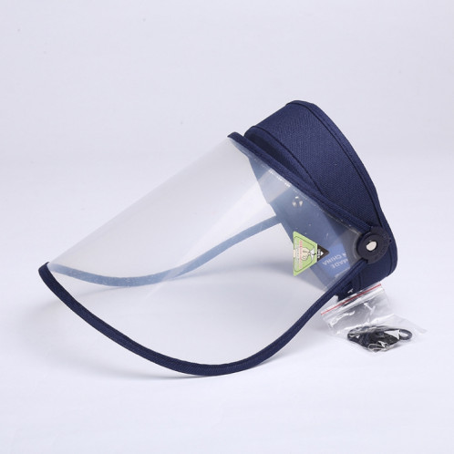4 PCS Anti-Saliva Splash Anti-Spitting Anti-Brouillard Anti-Huile Capuchon De Protection Vide Top Hat Masque Bouclier Visage Amovible (Marine) SH401B1109-35