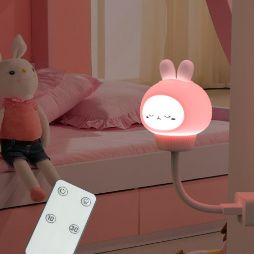 Veilleuse USB LED Lampe de chevet de protection des yeux de sommeil de chambre mignonne, Style: Version télécommande (lapin) SH002B673-35