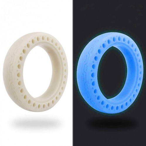 M0137 pour Xiaomi Mijia M365 accessoires de scooter électrique 8.5 pouces motif absorbant les chocs pneu solide en nid d'abeille pneu fluorescent (bleu fluorescent) SH901B1038-35