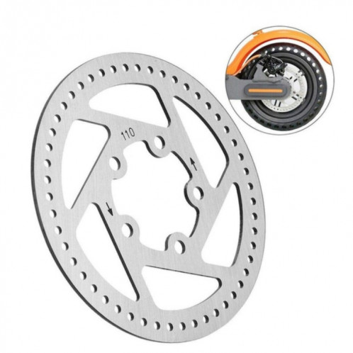 2 pièces pour Xiaomi Mijia M365 Scooter électrique plaquettes de frein à disque de roue avant et arrière (argent) SH001A1108-36