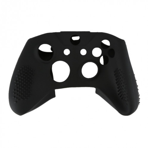 Housse de protection pour manette de jeu en caoutchouc de silicone souple Accessoires de manette pour manette Microsoft Xbox One S (noir) SH601A608-36