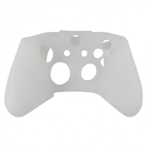 Housse de protection pour manette de jeu en caoutchouc de silicone souple Accessoires de manette pour manette Microsoft Xbox One S (BLANC) SH601B1534-36