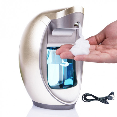 OH-BUBBLE Distributeur de savon à capteur automatique en mousse intelligente, Style: Rechargeable (Or) SH802A993-37