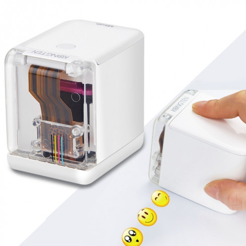 Imprimante portable Mbrush Imprimante à jet d'encre couleur portable avec contenu personnalisé avec cartouches d'encre SH7434792-314