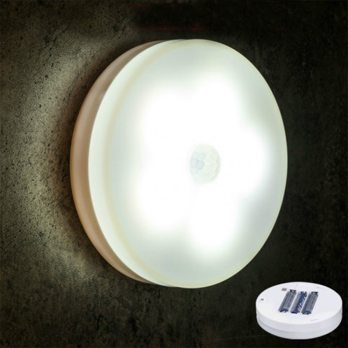 Lampe de table de chevet de chambre à coucher de contrôle de veilleuse à induction intelligente du corps humain LED, style: modèle de batterie (lumière blanche) SH901B1392-39