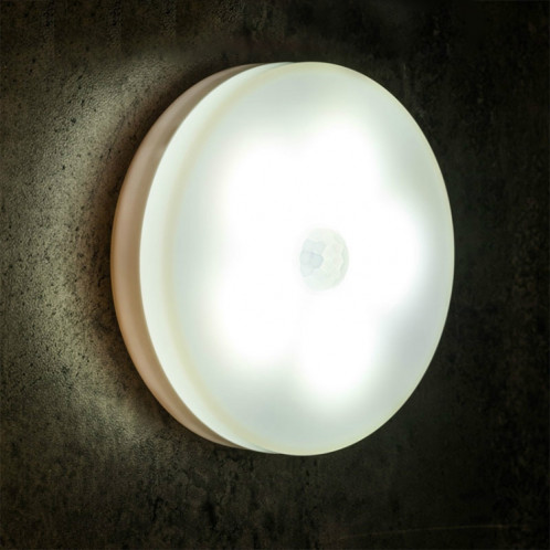 Lampe de table de chevet de chambre à coucher de contrôle de veilleuse à induction intelligente du corps humain à LED, style: rechargeable (lumière blanche) SH902B249-39