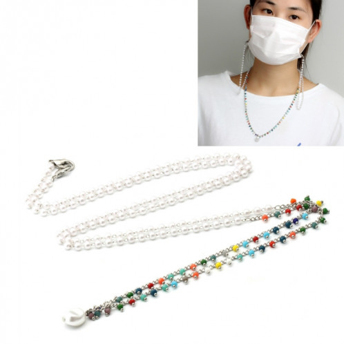 3 PCS masque lanière collier chaîne de perles chaîne de lunettes SH20361752-37